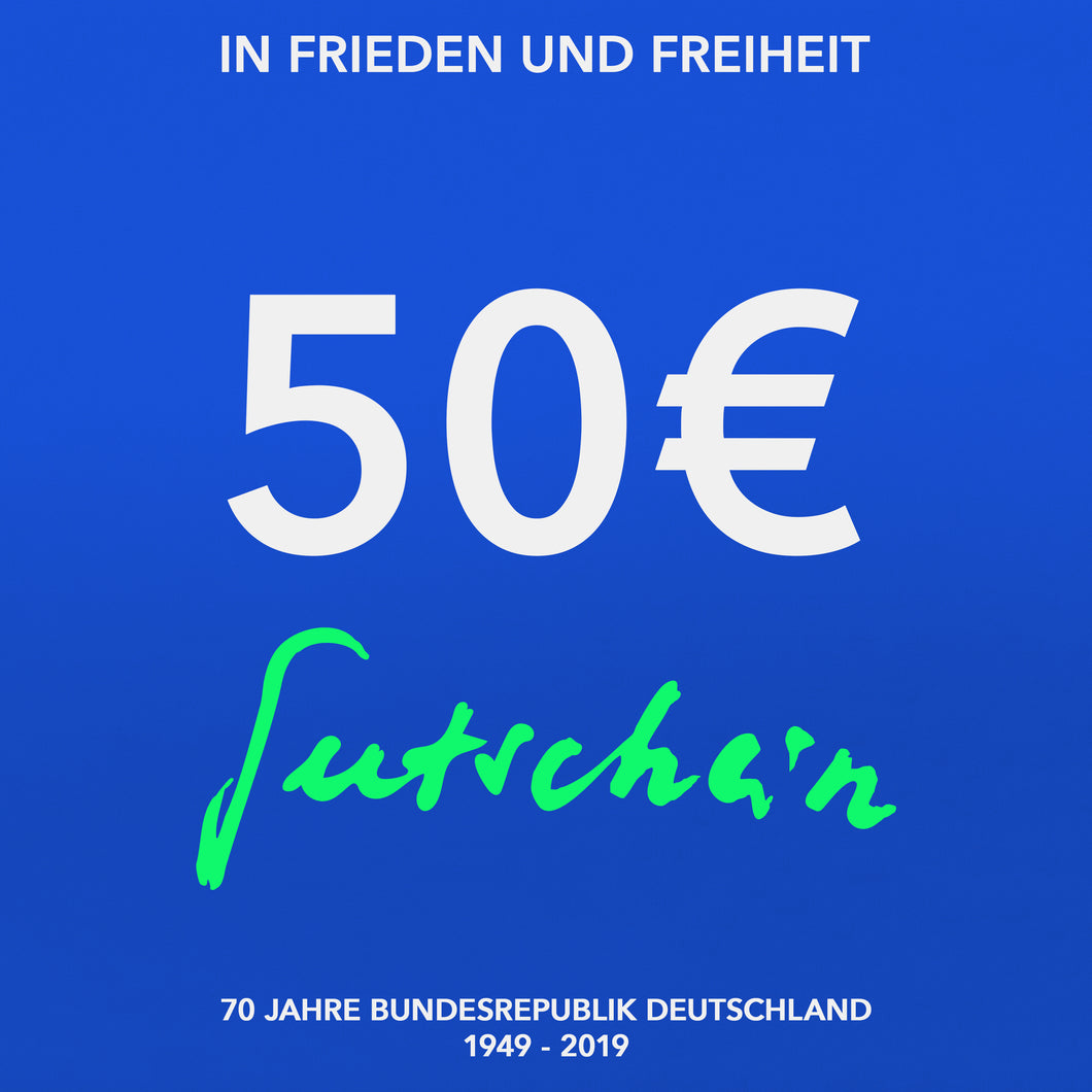 50€ Geschenk-Gutschein
